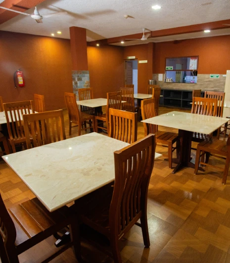 Dining Area at Samwarthika Ayurvedic Hospital
